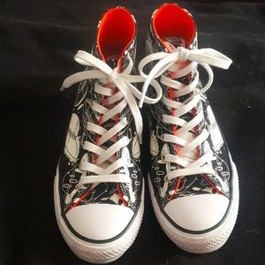 Converse glow-in-the-dark spaceship design high-tops